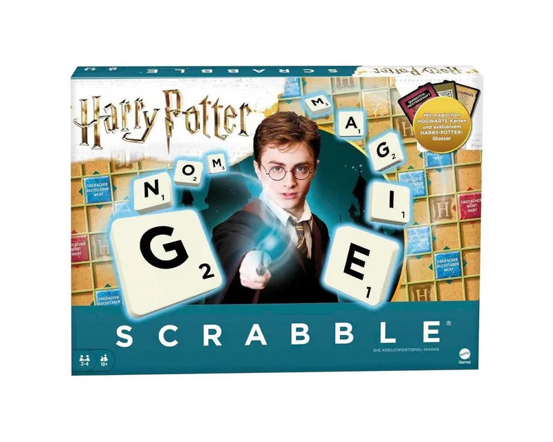 Spiel Mattel GMG29 - Mattel Games - Scrabble Harry Potter von Mattel Games, Ausgabe Bunt – Schachtel