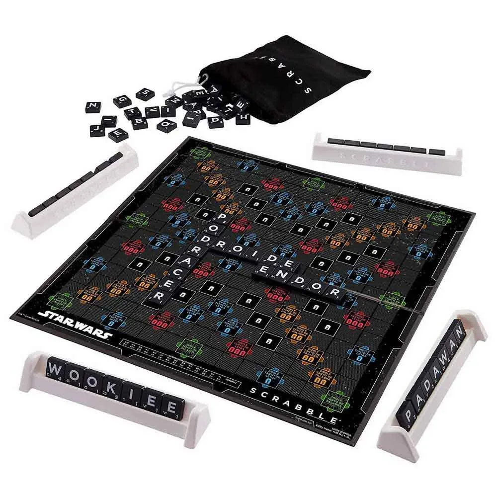 Star Wars Scrabble van Mattel Games – doos