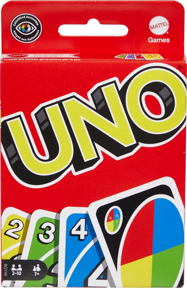 UNO CLIPSTRIP from Mattel Games – box