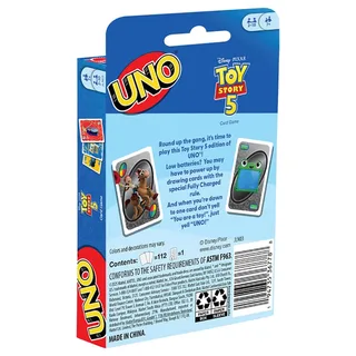 UNO Disney en Pixar Toy Story 5 van Mattel Games – doos 2 van 5