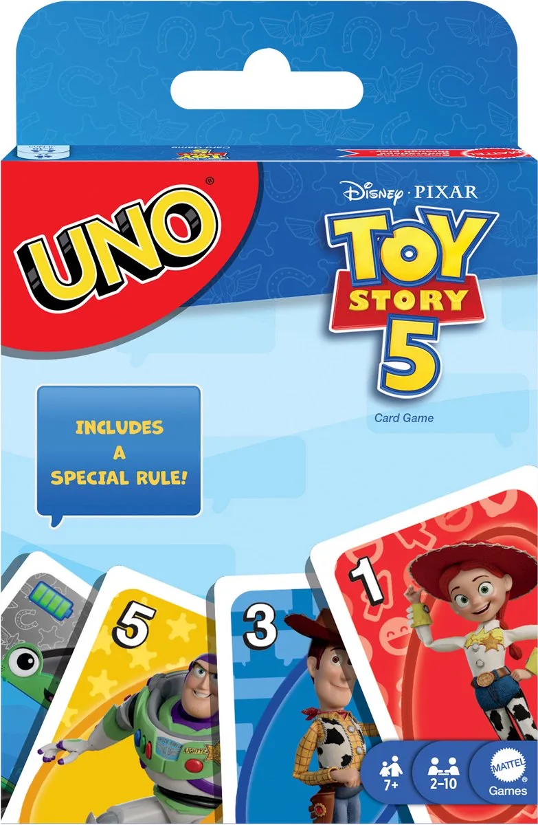 UNO Disney en Pixar Toy Story 5 - kaartspel von Mattel Games – Schachtel
