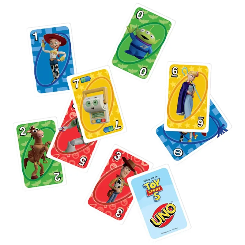 UNO Disney en Pixar Toy Story 5 van Mattel Games – doos 3 van 5