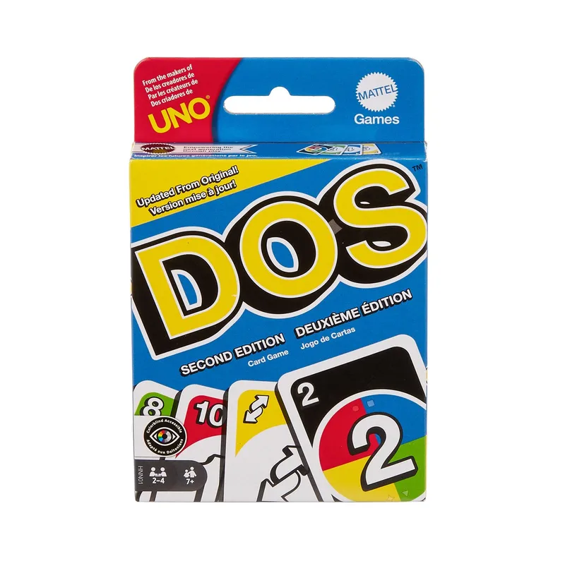 UNO Dos Kaartspel van Mattel Games – doos