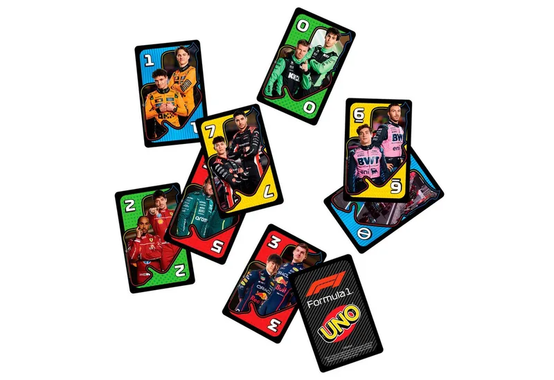 Uno F1 de Mattel Games – boîte 2 sur 5