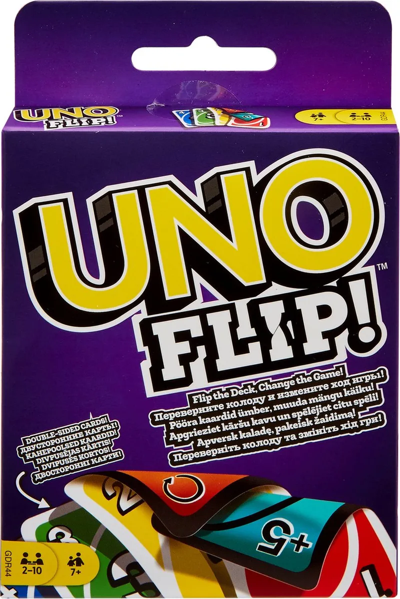 UNO Flip! from Mattel Games – box