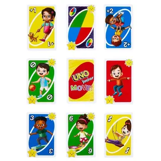 Uno Jeu De Cartes Junior Move! de Mattel Games – boîte 4 sur 6