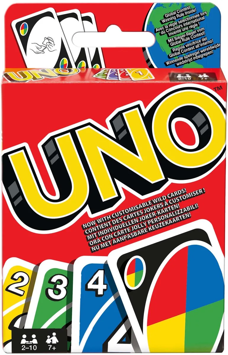 UNO Kaartspel van Mattel Games – doos
