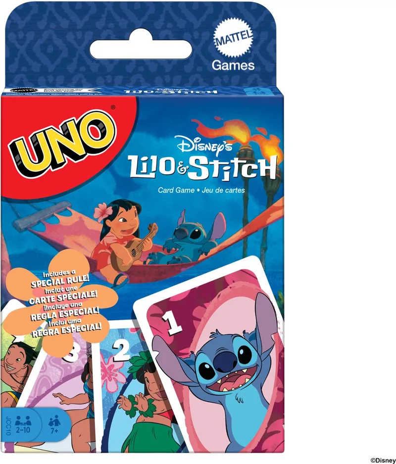 UNO Lilo & Stitch Kaartspel von Mattel Games – Schachtel