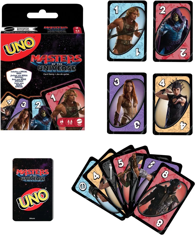 UNO Masters of the Universe 2026 Movie - Kaartspeel van Mattel Games – doos