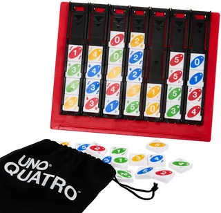 Uno Jeu De Société Quatro de Mattel Games – boîte 3 sur 5