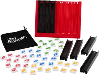 Uno Jeu De Société Quatro de Mattel Games – boîte 2 sur 5