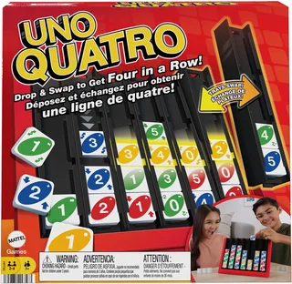 Uno Jeu De Société Quatro de Mattel Games – boîte 1 sur 5