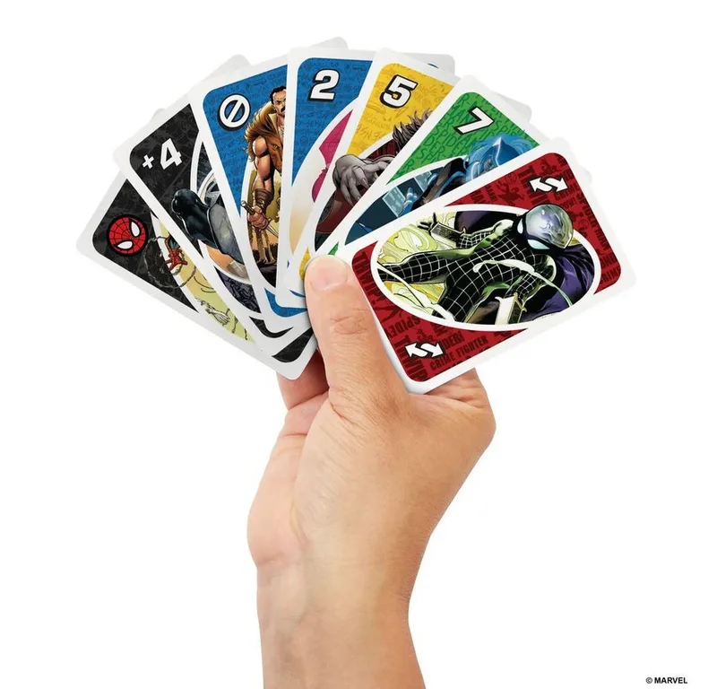 Uno Jeu De Cartes Spiderman de Mattel Games – boîte 3 sur 5
