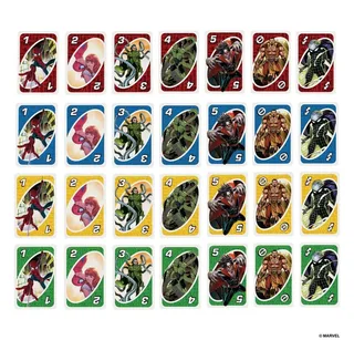 Uno Jeu De Cartes Spiderman de Mattel Games – boîte 4 sur 5