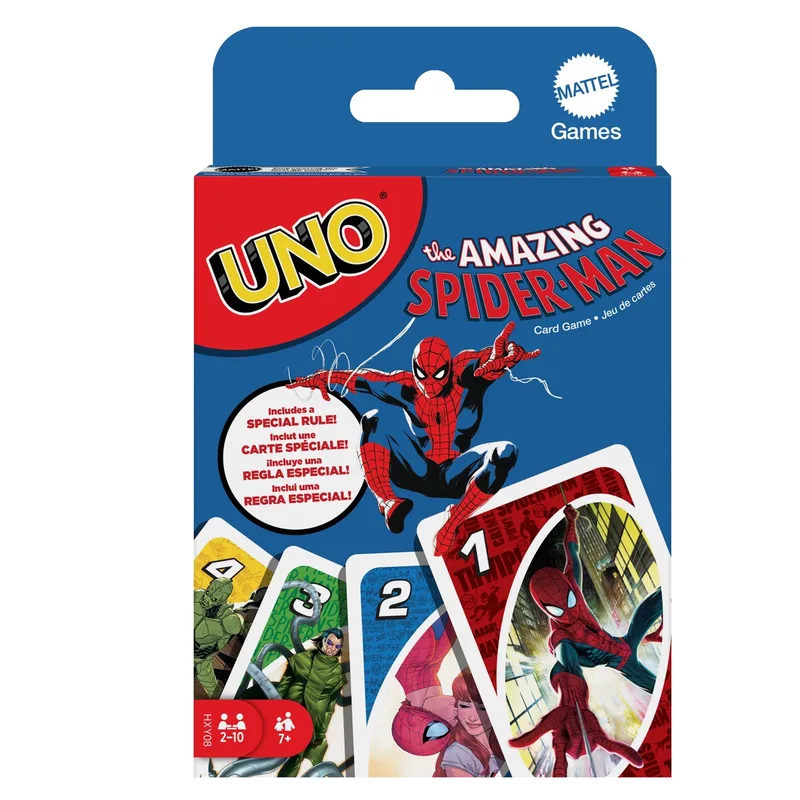 UNO Spiderman - Kaartspel von Mattel Games – Schachtel