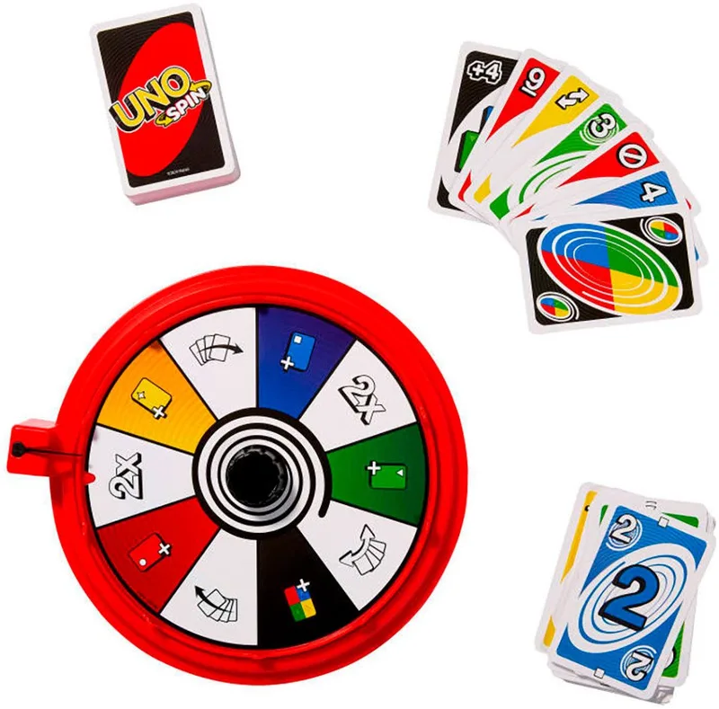 Uno Jeu De Société Spin de Mattel Games – boîte 2 sur 5