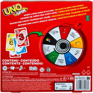 Uno Jeu De Société Spin de Mattel Games – boîte 5 sur 5
