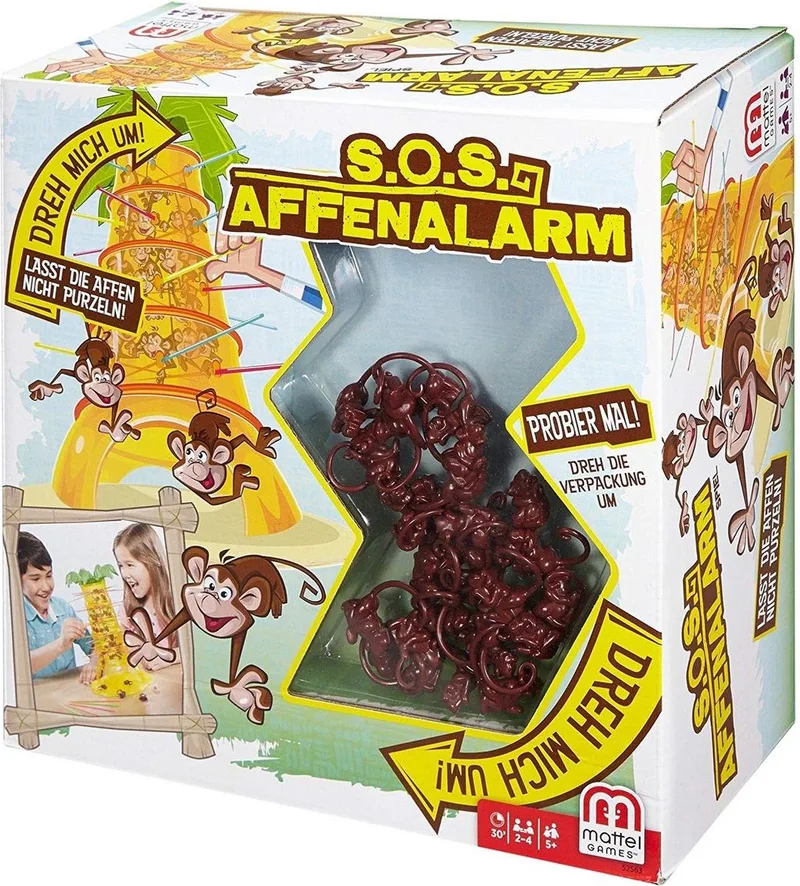 Vallende Aapjes - Familie bordspel von Mattel Games – Schachtel