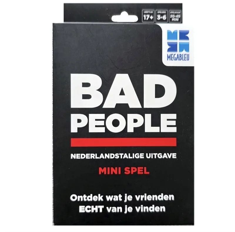 Bad People MINISPEL/REISSPEL - Kaartspel - Partyspel von Megableu – Schachtel