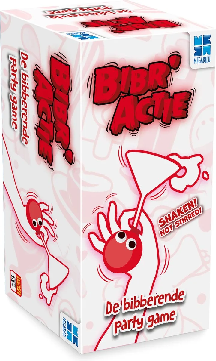 Bibr'Actie - Hilarisch Partyspel met Bibberende Uitdagingen - Actiespel voor Familie en Vrienden - 2-6 Spelers - Vanaf 14 Jaar von Megableu – Schachtel