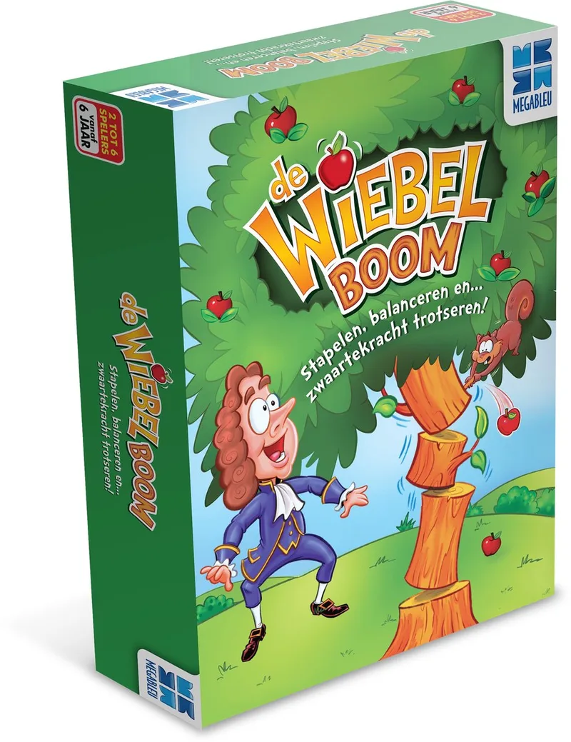 De Wiebelboom - Uitdagend Kinderspel - Newton Actiespel voor 2-6 Spelers - Vanaf 6 Jaar - Behendigheid & Plezier from Megableu – box