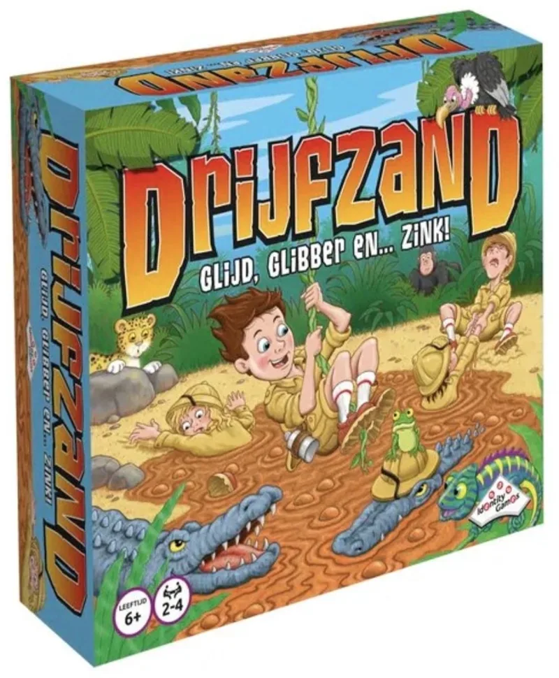 Drijfzand - Glijd glibber en zink - Actiespel from Megableu – box
