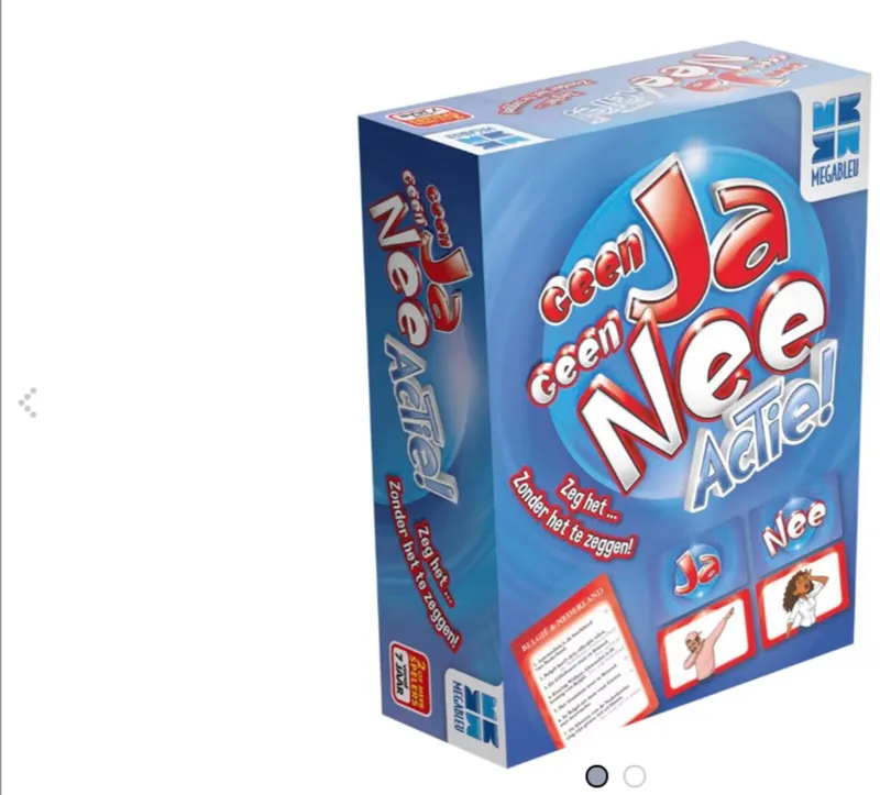 Geen Ja, Geen Nee spel, Spel, Geen ja en geen nee, kaartspel de Megableu – boîte
