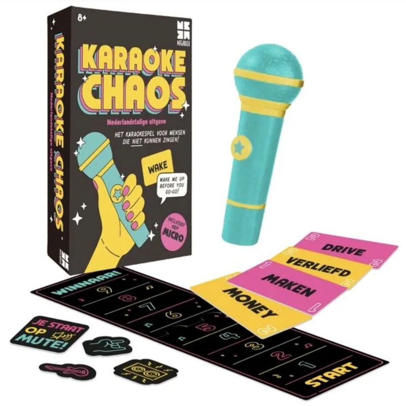Karaoke Chaos - Partyspel - Muziekspel - Nederlandse uitgave from Megableu – box