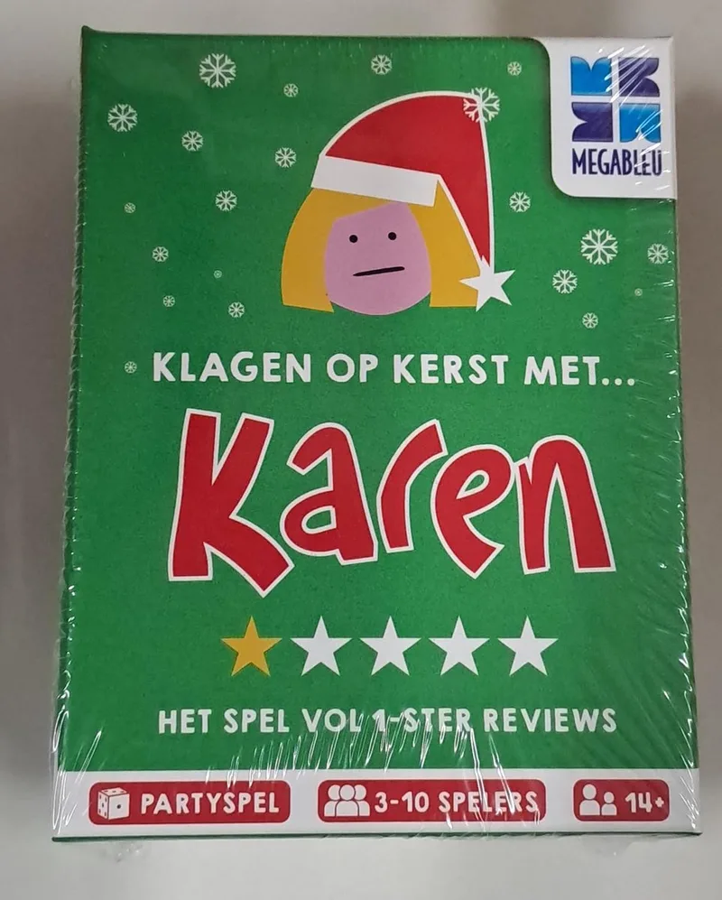 Klagen op Kerst met Karen Spel - Kerstspel Kersteditie partyspel kerstman from Megableu – box