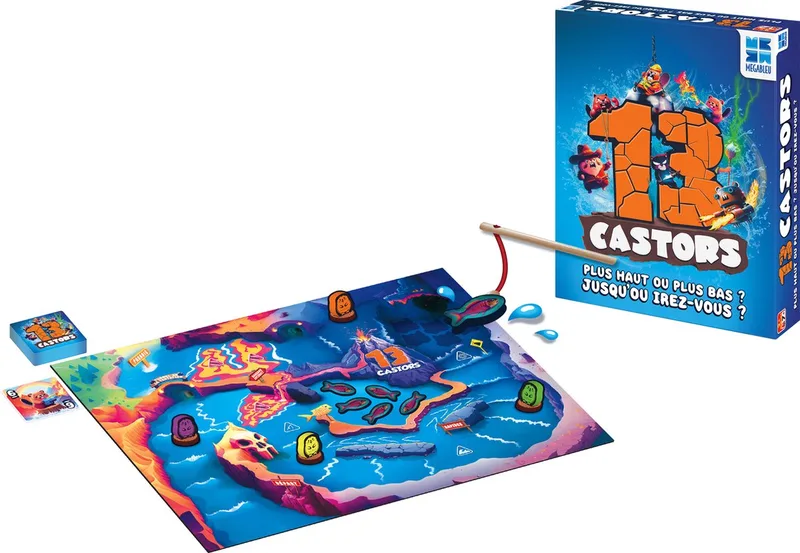 MEGABLEU 13 Bevers, Bordspel, Race, 7 jaar, 30 min, Familiespel von Megableu – Schachtel