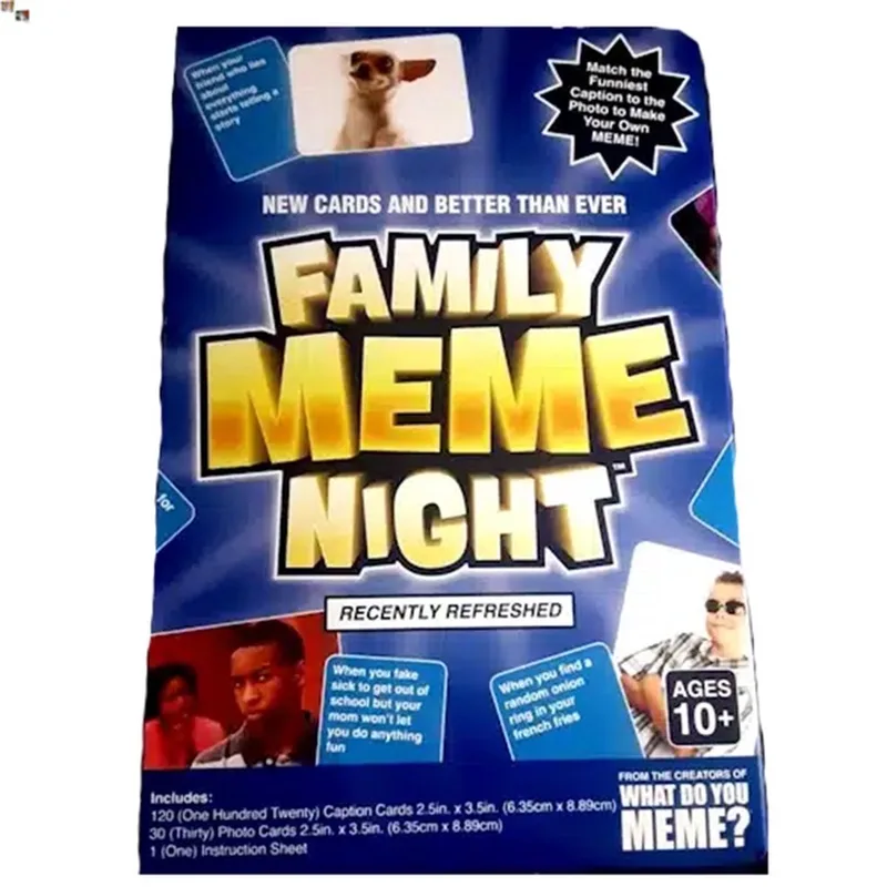 Megablue - Family Meme Night - Partyspel - Gezelschapspel von Megableu – Schachtel