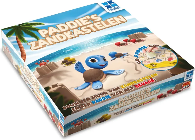 Paddie's Zandkastelen - Bordspellen - Gezelschapsspel voor kinderen - leren observeren von Megableu – Schachtel