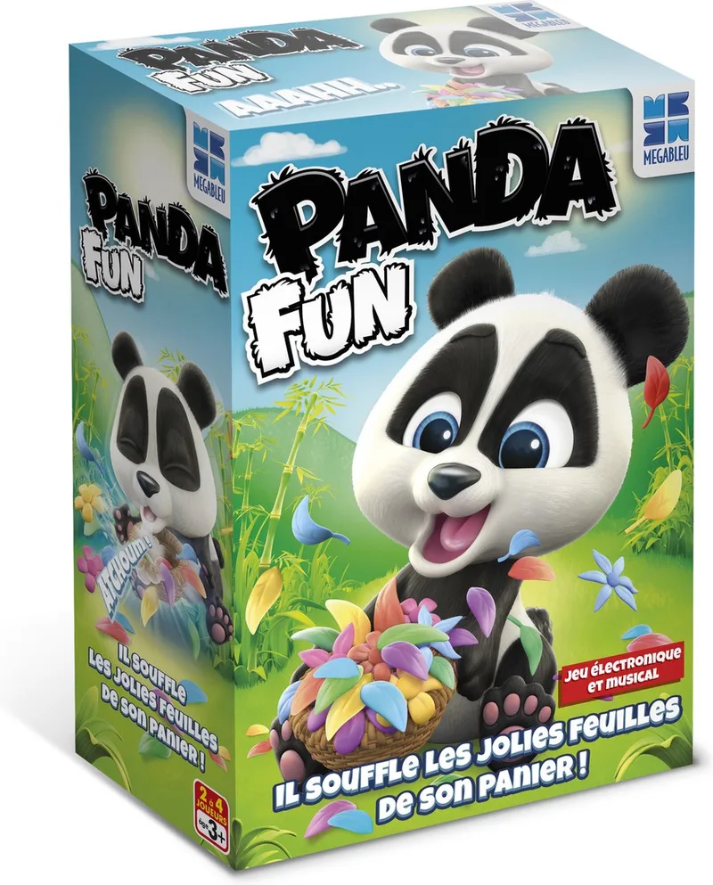 Panda Fun - Vul panda's mandje met bloemen en blaadjes from Megableu – box