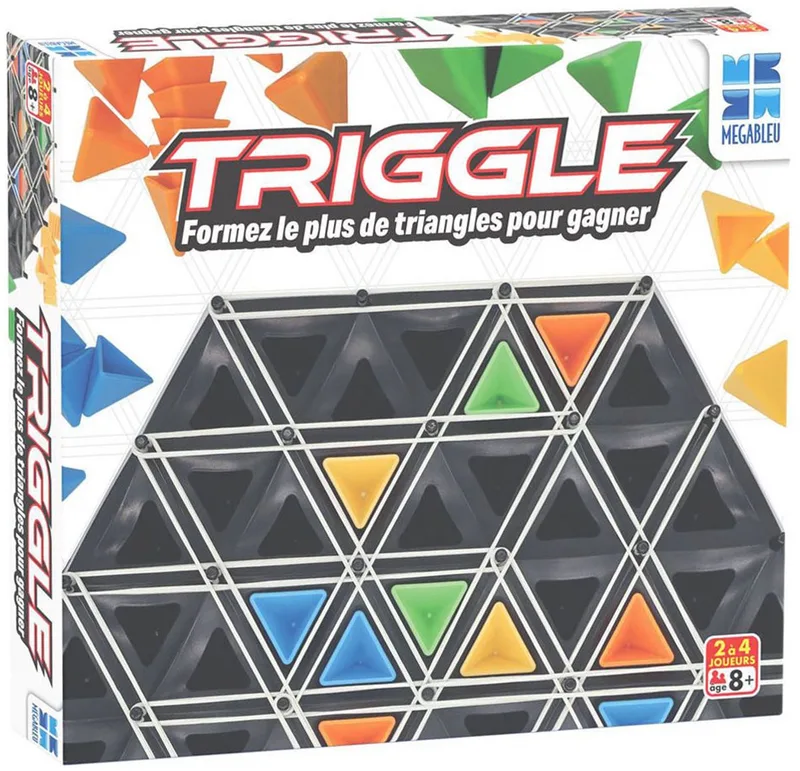 Triggle – strategiespel – 2 tot 4 spelers – 8+ von Megableu – Schachtel