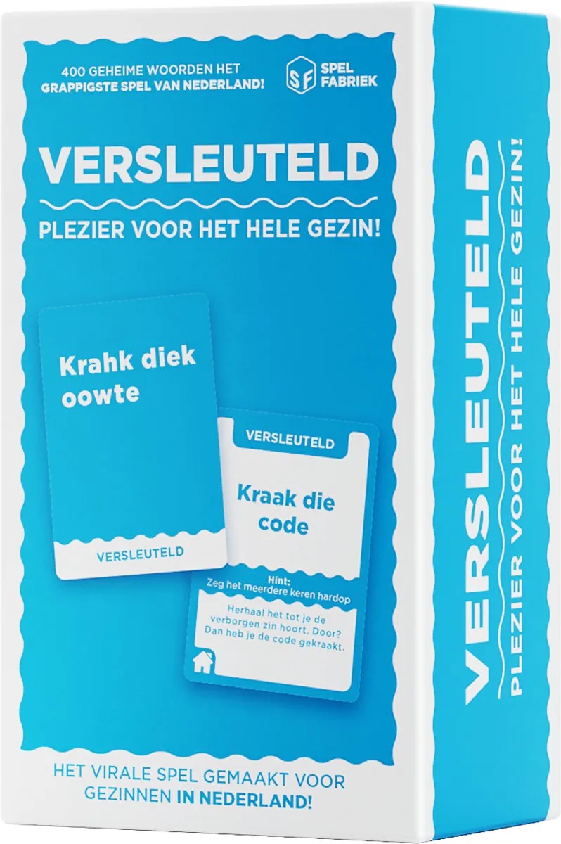 Versleuteld Familie - Plezier voor het hele gezin - Verborgen woorden - Viraal Partyspel - Ontcijfer jij de verborgen tekst binnen de tijd? van Megableu – doos