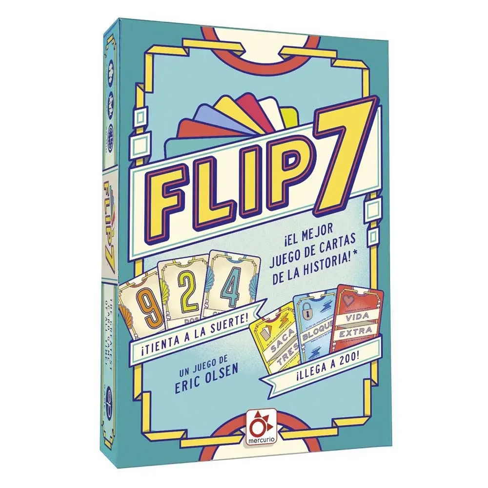 Flip 7 Kaartspel van Mercurio – doos