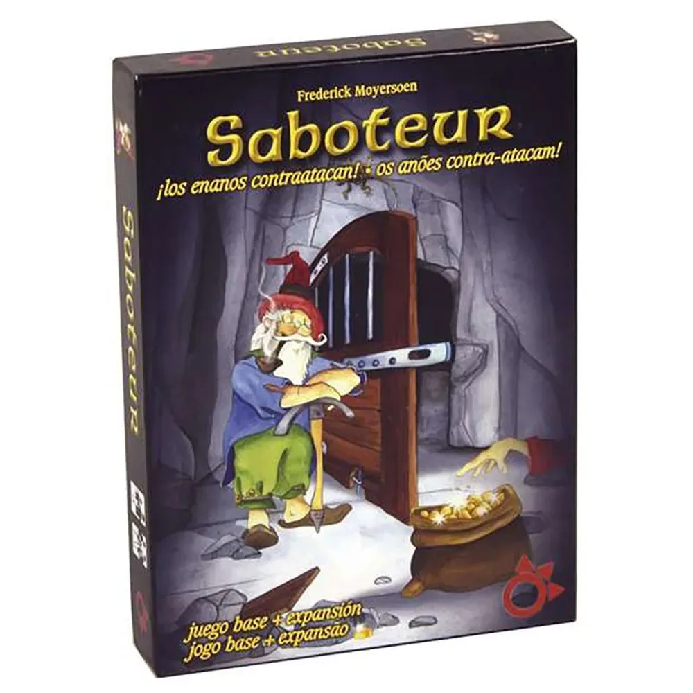 Le Saboteur Obtient Le Maximum Pour Gagner Le Jeu De Cartes Base+expansion Or de Mercurio – boîte