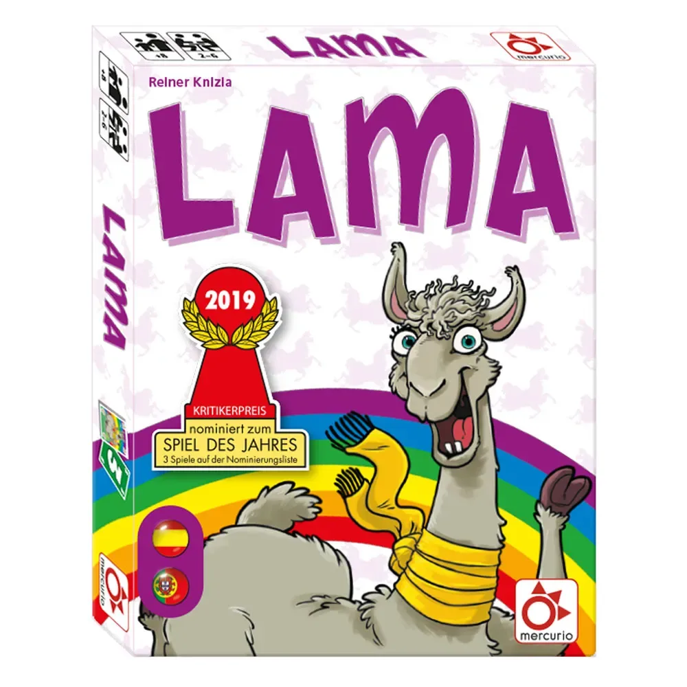 Lama Kaartspel van Mercurio – doos