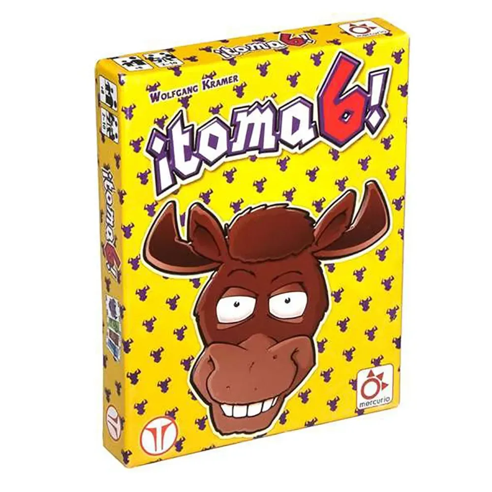 Prenez 6 Édition Classique 10 Cartes À Jouer Sur L´une Des 4 Rangées Jeu De Société de Mercurio – boîte