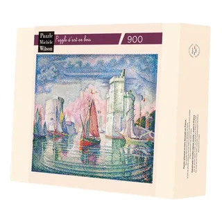 Puzzle Puzzle en Bois Découpé à la Main - Entrée Du Port De La Rochelle - 500 à 999 pièces von Michèle Wilson – Schachtel 2 von 2
