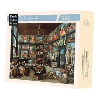 Puzzle Puzzle en Bois Découpé à la Main - La Galerie De Cornelis - 500 à 999 pièces fra Michèle Wilson – æske 2 af 2