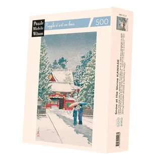 Puzzle Puzzle en Bois Découpé à la Main - Neige A Hie-Jinja - 500 à 999 pièces fra Michèle Wilson – æske 2 af 2
