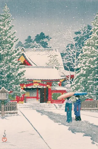 Puzzle Puzzle en Bois Découpé à la Main - Neige A Hie-Jinja - 500 à 999 pièces fra Michèle Wilson – æske 1 af 2