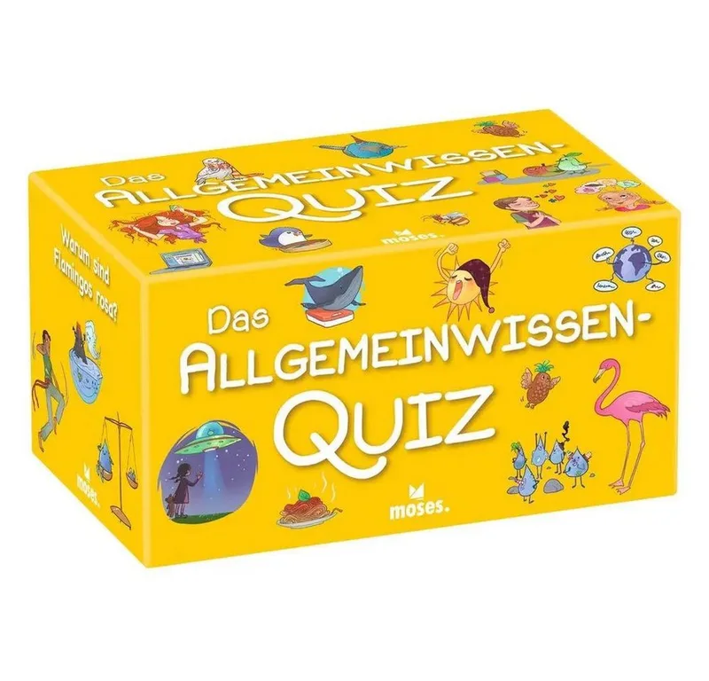 Spiel Das Allgemeinwissen-Quiz van Moses Verlag – doos