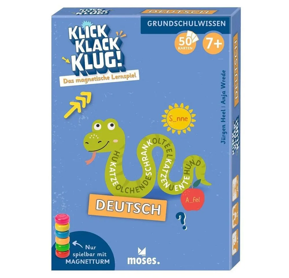 Spiel Klick Klack Klug Kartenset Deutsch ab 7 von Moses Verlag – Schachtel