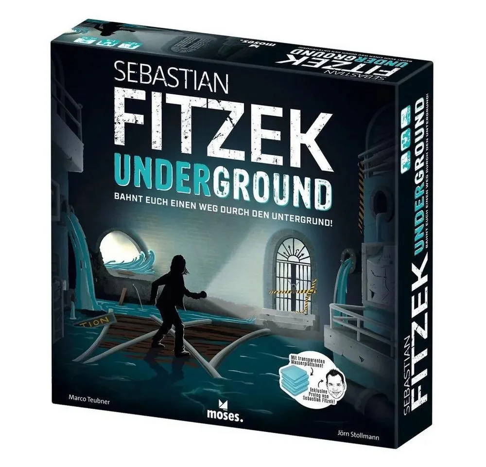 Spiel Sebastian Fitzek Underground von Moses Verlag – Schachtel