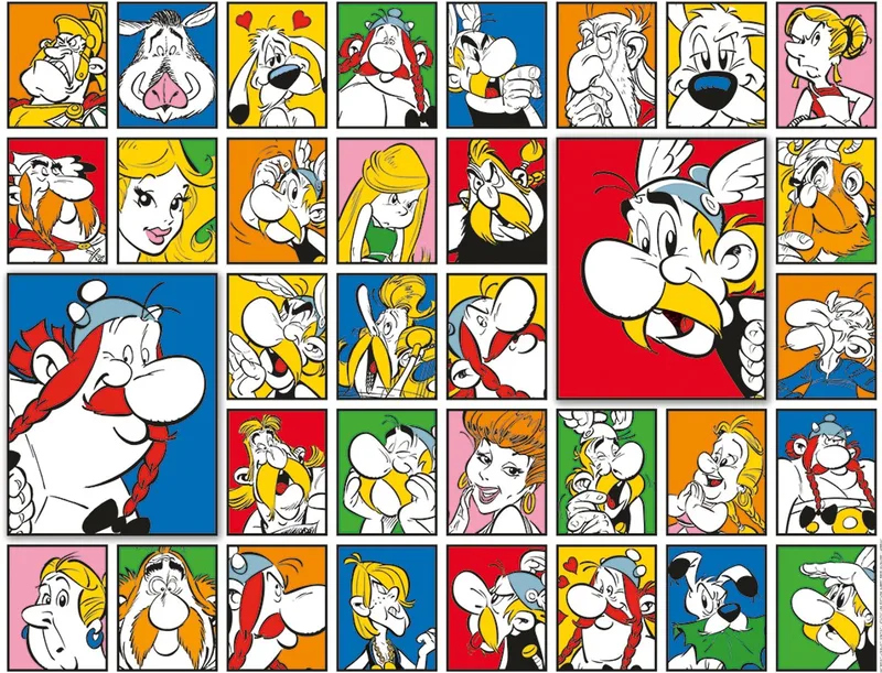 legpuzzel Asterix 2000 stukjes - puzzel volwassenen film. von Nathan, Ausgabe Mehrfarbig – Schachtel