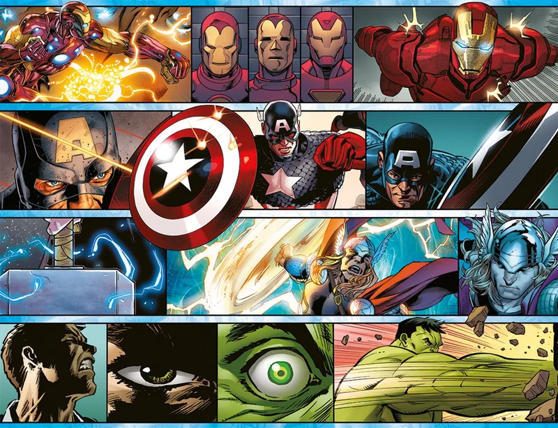 legpuzzel Avengers 2000 stukjes Marvel puzzel volwassenen. van Nathan, editie Meerkleurig – doos