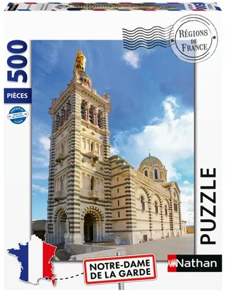 Nathan – 12002001 – Puzzel 500 stuk – Notre-Dame de la Garde van Nathan, editie Meerkleurig – doos 2 van 2