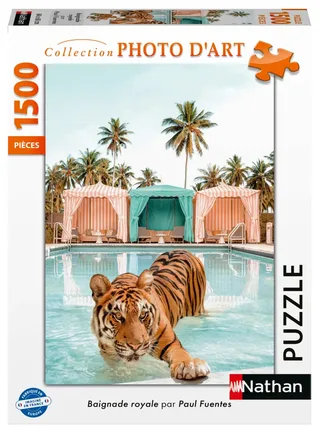 Nathan – 1500 stukjes – Legpuzzel – Photo d'Art – FSC Mix 70% från Nathan, utgåva Pastel teal – kartong 2 av 2